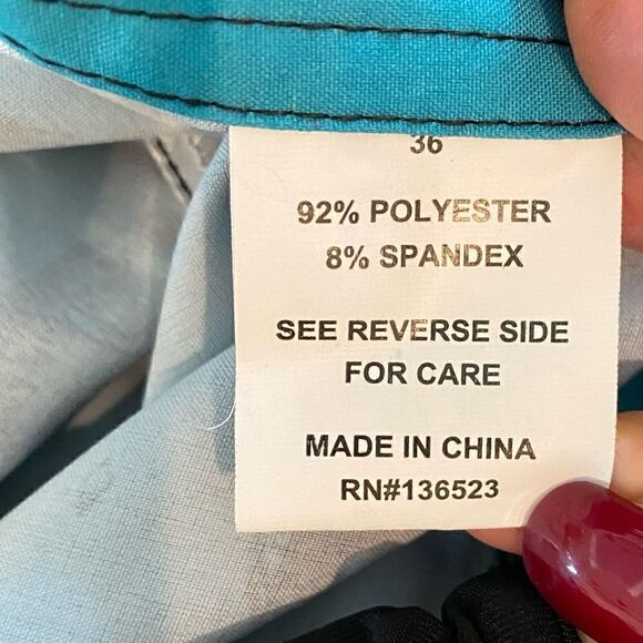 Brooklyn Cloth Sz 36” NWT Blue Black Fish Print Lace Up Surfing Board Shorts - Picture 8 of 9